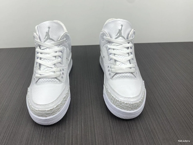 Cheap TBK Retro Air 'Triple 3 Jordan White' PS 429487-111 0717
